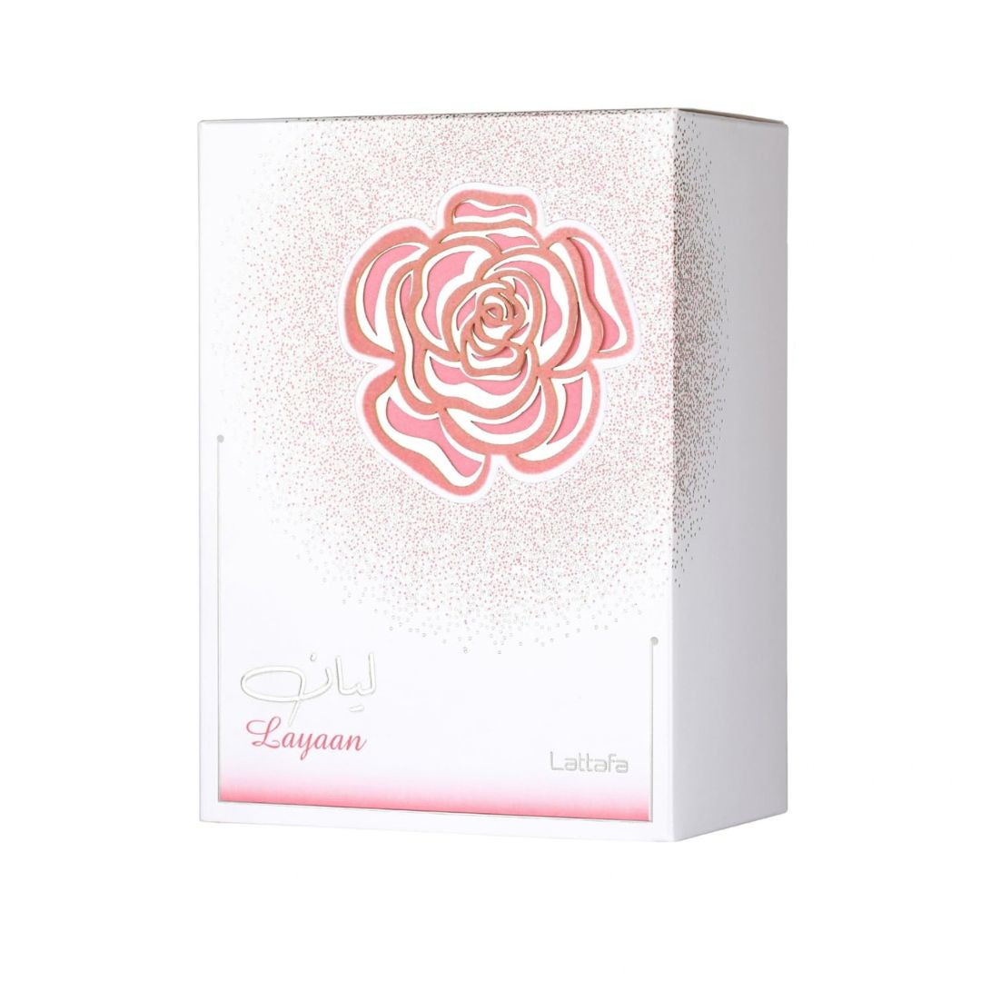 Lattafa Layaan Eau de Parfum Spray for Women 75ml (2.53 Oz) – Fruity, Floral, Woody & Musky Long-Lasting Fragrance